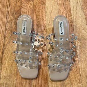 Steve Madden Studden Clear Sandal